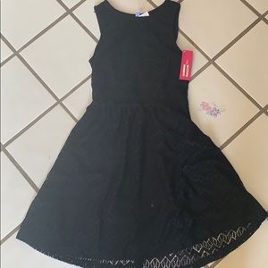 Black lace dress